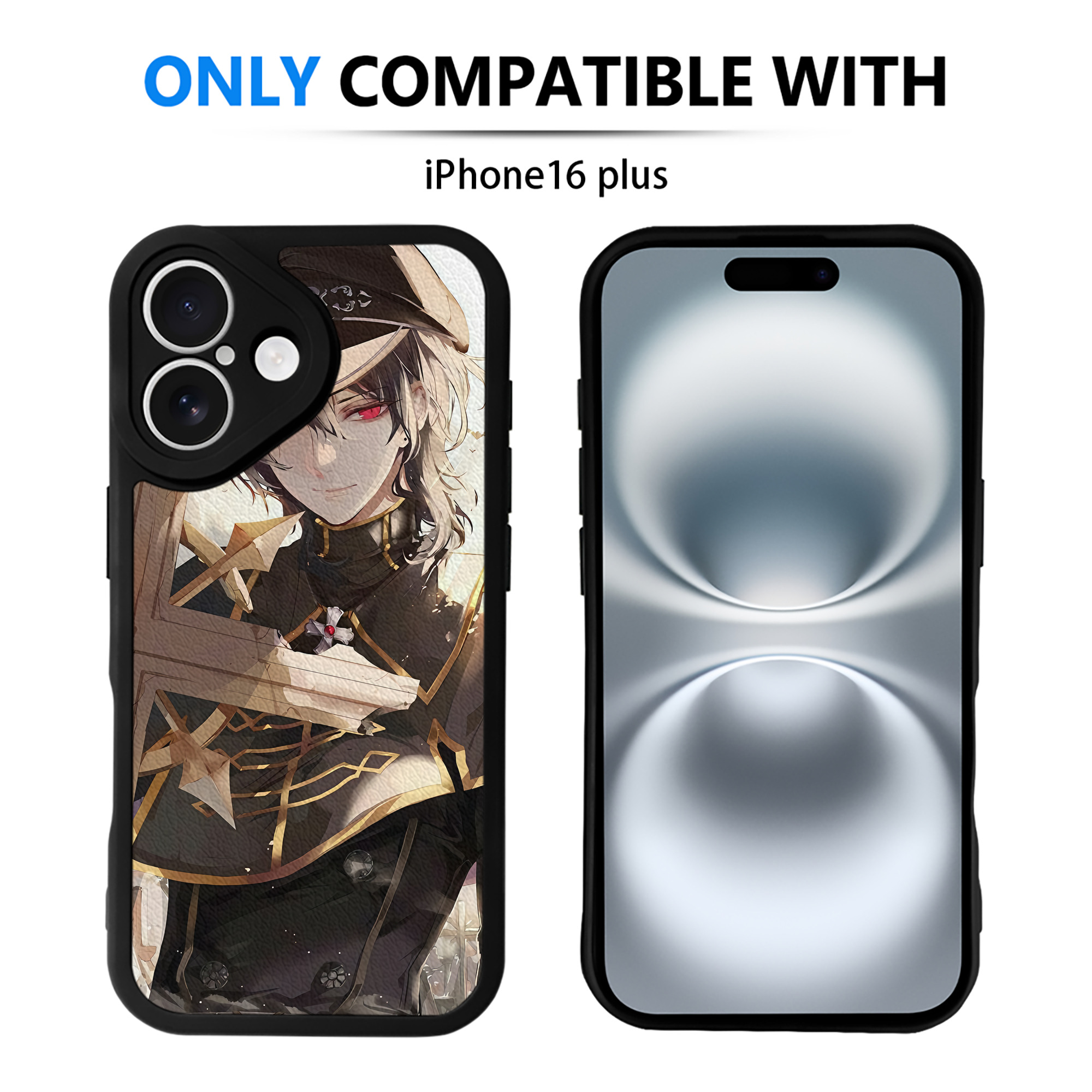 （画像用） 刀剣乱舞 Touken Ranbu 【iPhone 16シリーズ対応】シリコンスマホケース（レザー調） 材質：シリコン